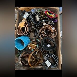 Large lot of 2+ pounds of bracelets